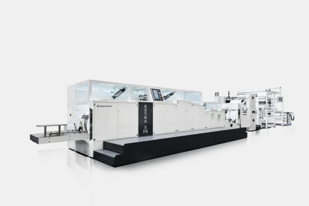 Machine à sacs à fond croisé GARANT EXTRA 5-FS avec servomoteur intégré et système de guidage intuitif