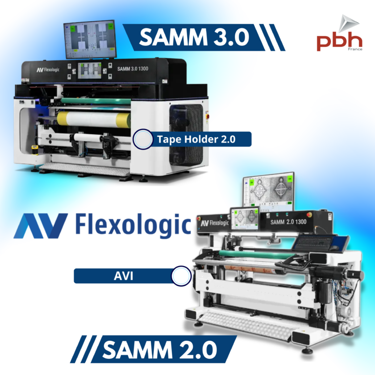 Montage automatisé de clichés flexo SAMM 2.0 et 3.0